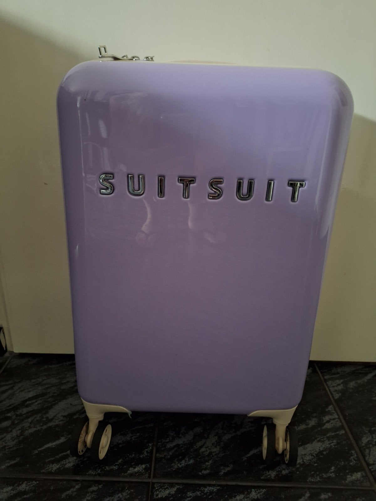 SUITSUIT Koffer Lavendel - Handbagage, Ophalen, Zo goed als nieuw, Wieltjes