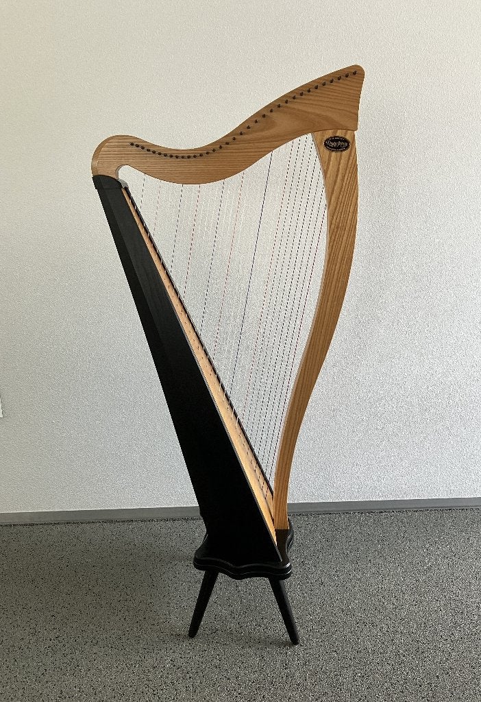 Harp Dusty Strings Ravenna 34 snaren, incl. transporthoes, Muziek en Instrumenten, Snaarinstrumenten | Harpen, Ophalen, Zo goed als nieuw