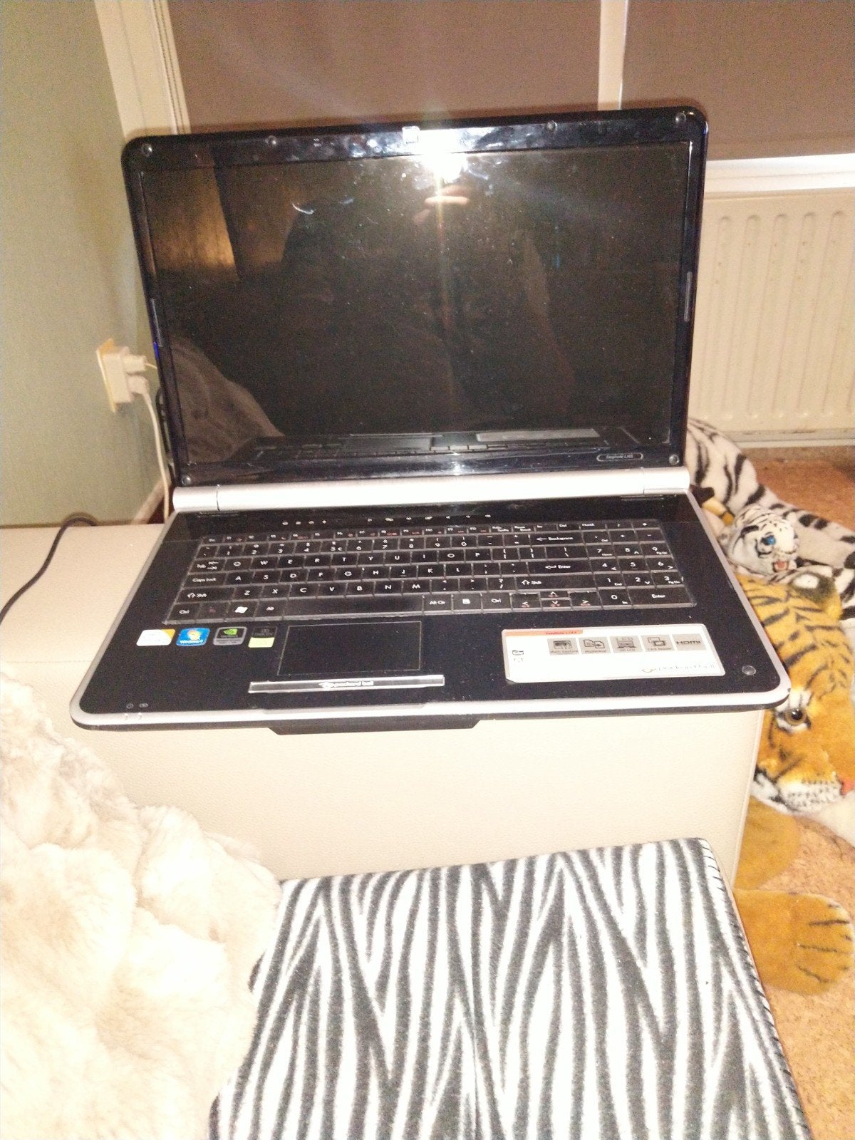 Packard-Bell 17.3"inch led, Gebruikt, 2 tot 3 Ghz, Qwerty, Intel Core 2 Duo