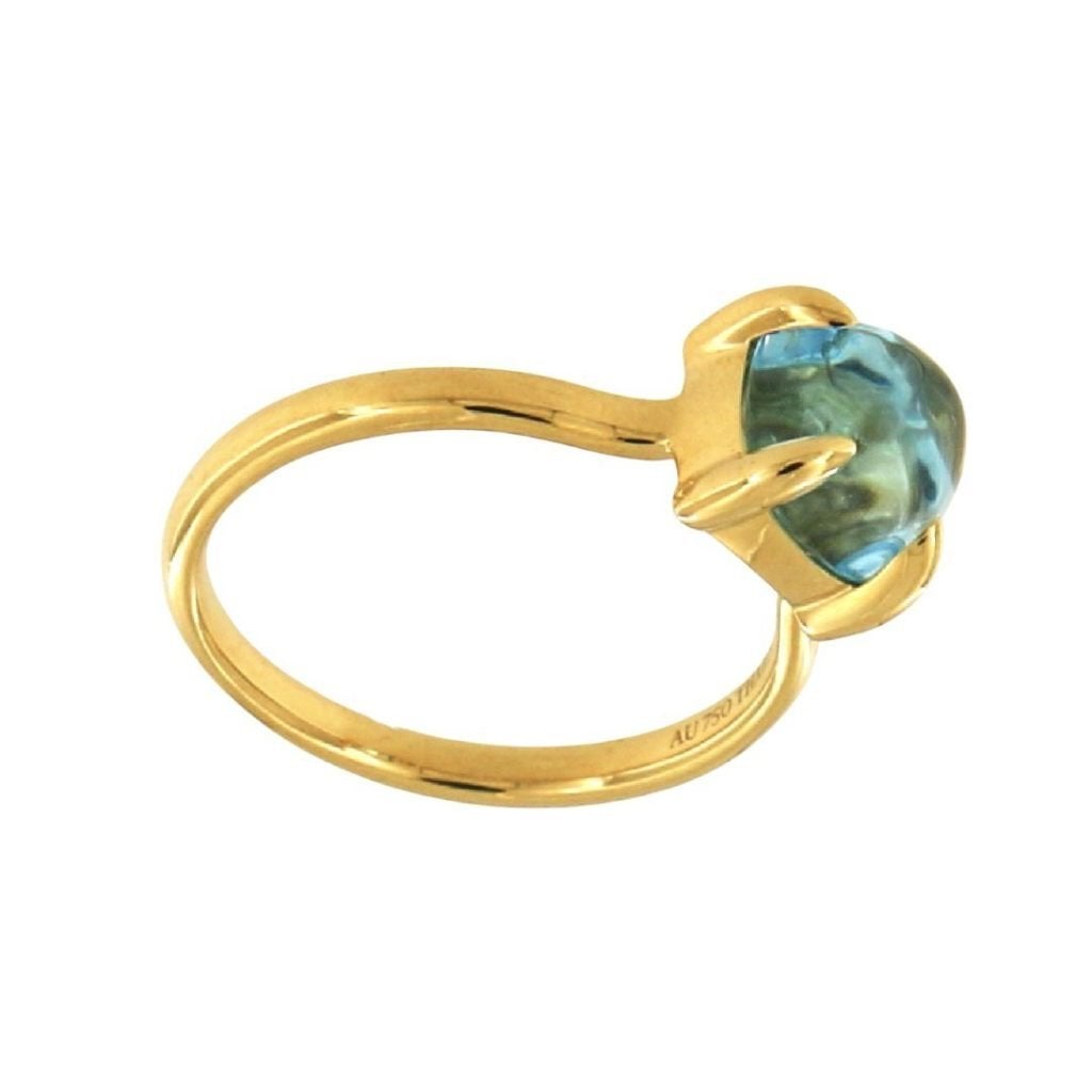 Prachtige Tiffany & Co. Paloma Picasso Ring 18 K, Blauw, Ophalen of Verzenden, Zo goed als nieuw, Dame