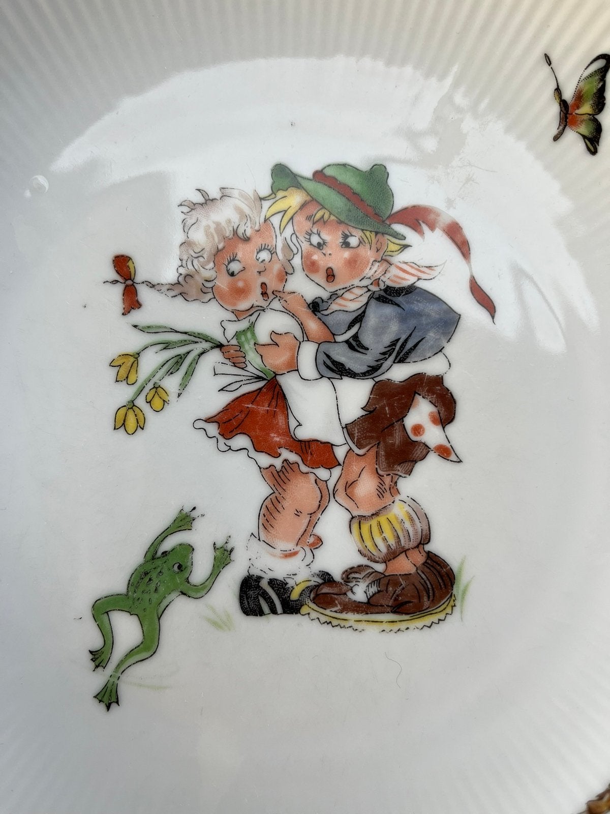 Winterling porselein antiek kinderbord, Antiek en Kunst, Ophalen