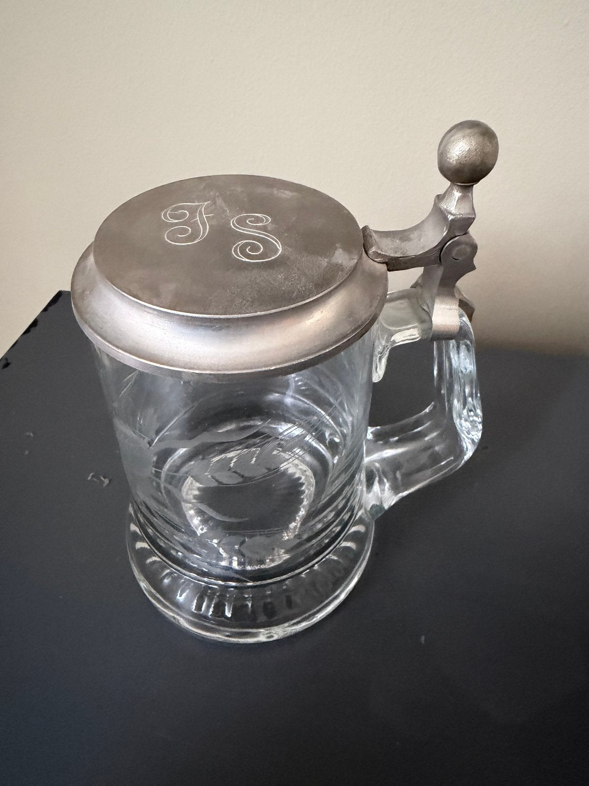 Vintage Heineken Bierpul met Scharnierend Deksel, Ophalen of Verzenden