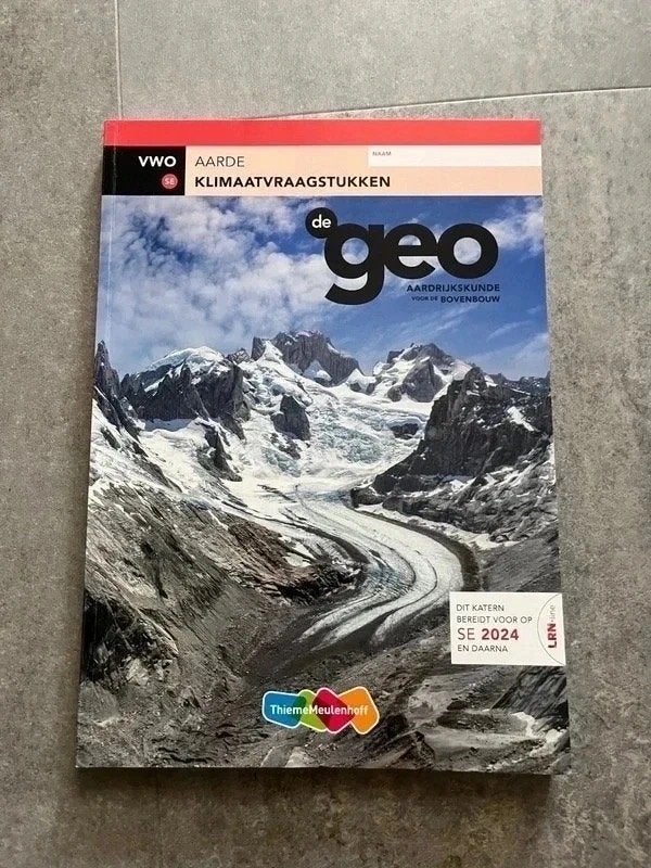 ThiemeMeulenhoff - de GEO - Klimaatvraagstukken - VWO, VWO, ThiemeMeulenhoff, Ophalen of Verzenden, Aardrijkskunde