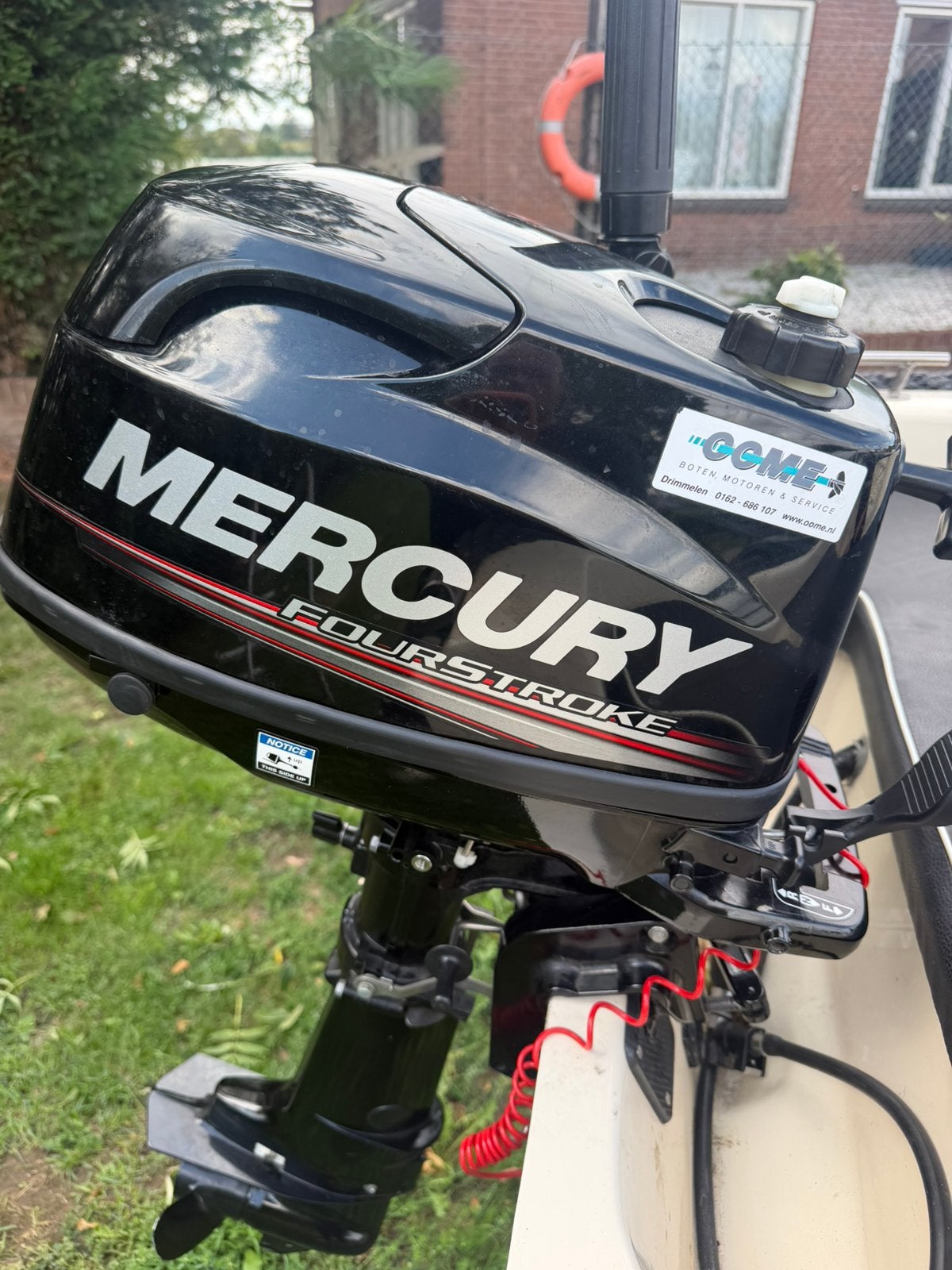 Leuke sloep 390 in mercury 4pk 4 takt inruil koopje €1950,-, Ophalen, Zo goed als nieuw, Elektrische start