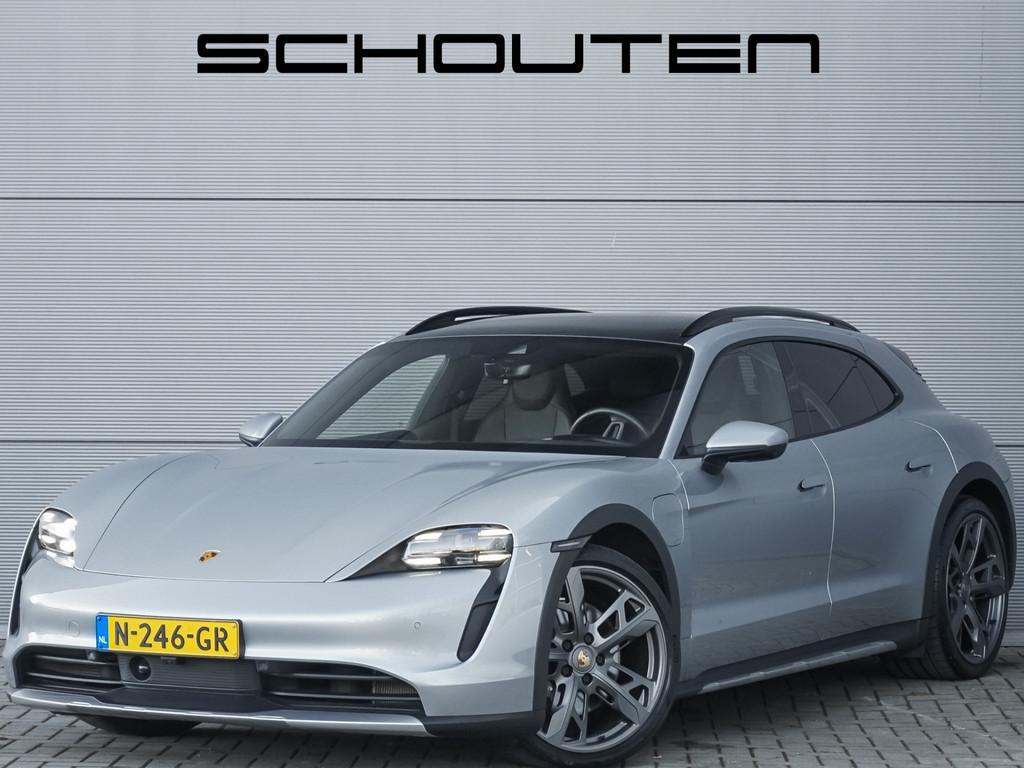 Porsche Taycan Cross Turismo 4 93 kWh Pano Luchtvering PASM, Auto's, Porsche, 12 maanden, Zwart, 4 stoelen, SUV of Terreinwagen