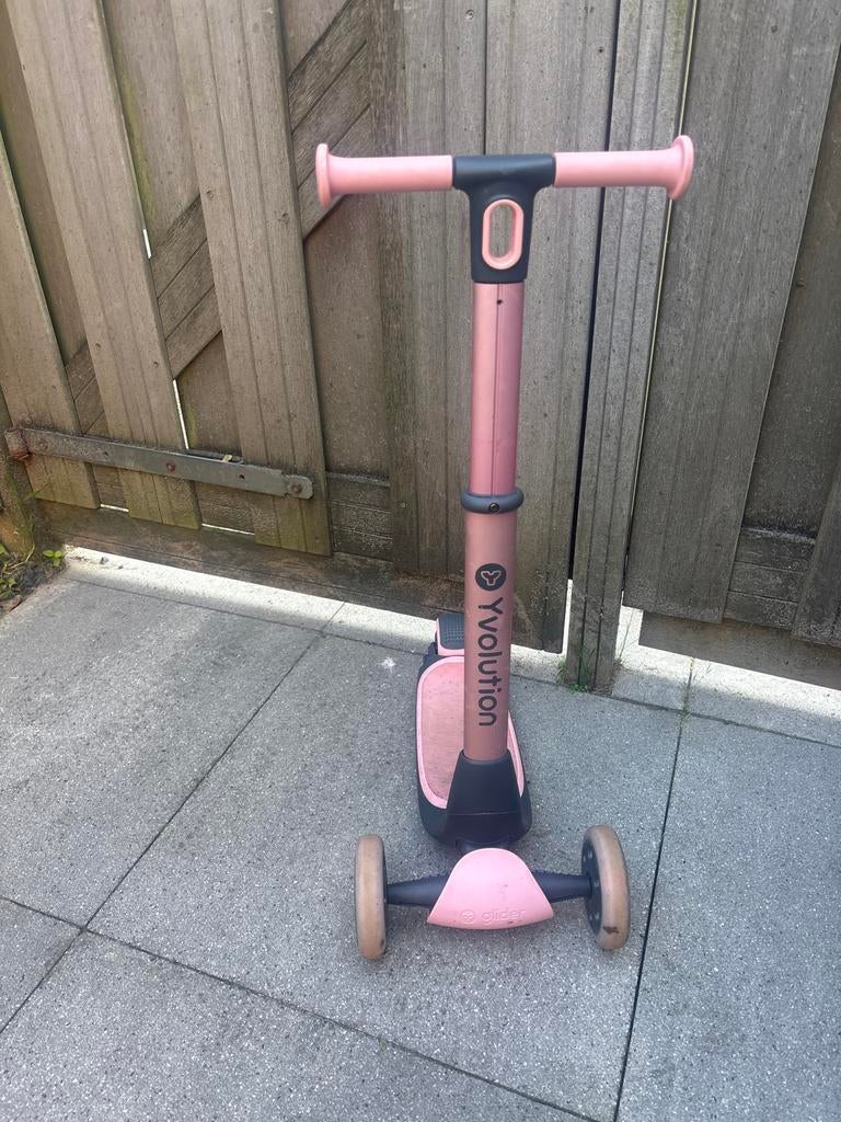 Yvolution Y Glider Nua Roze, Fietsen en Brommers, Steps, Ophalen, Gebruikt, Gewone step