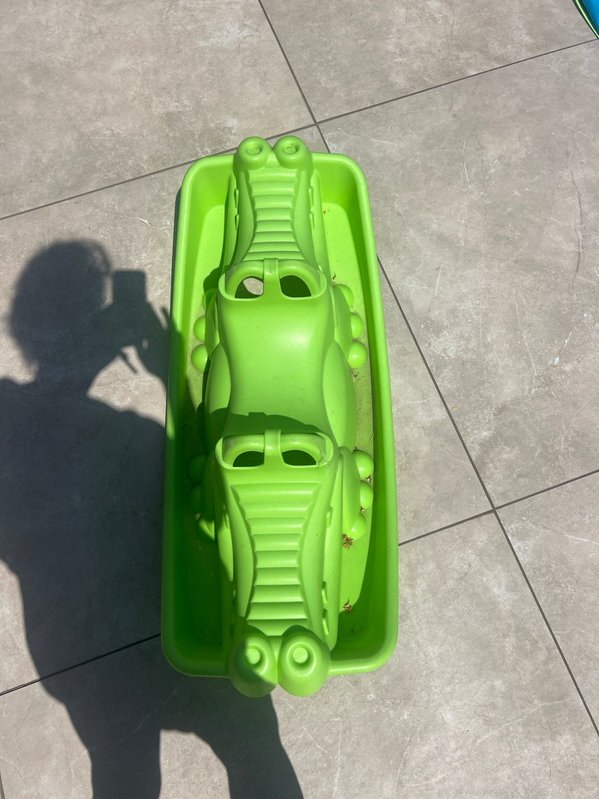 Groene krokodil wipwap voor kinderen, Ophalen, Gebruikt