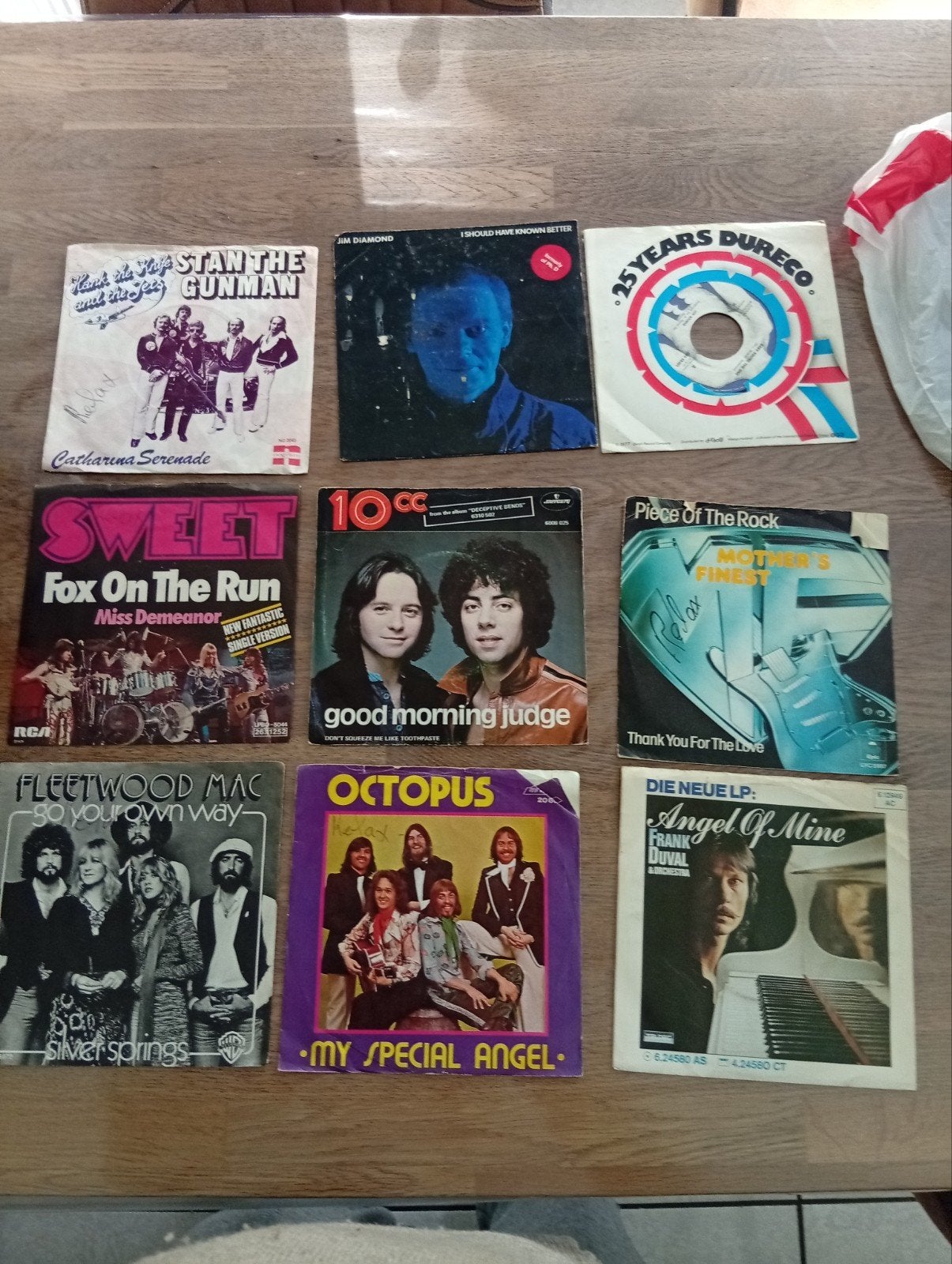 Partij van 9 Pop/Rock Vinyl Singles - Jaren '70/'80, Cd's en Dvd's, Vinyl Singles, Gebruikt, 7 inch, Single, Ophalen of Verzenden