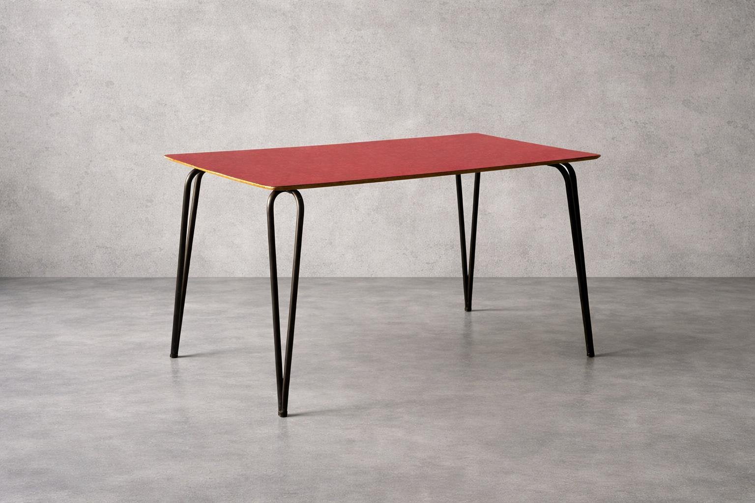 Vintage eetkamertafel by Willy Van Der Meeren, Antiek en Kunst, Ophalen