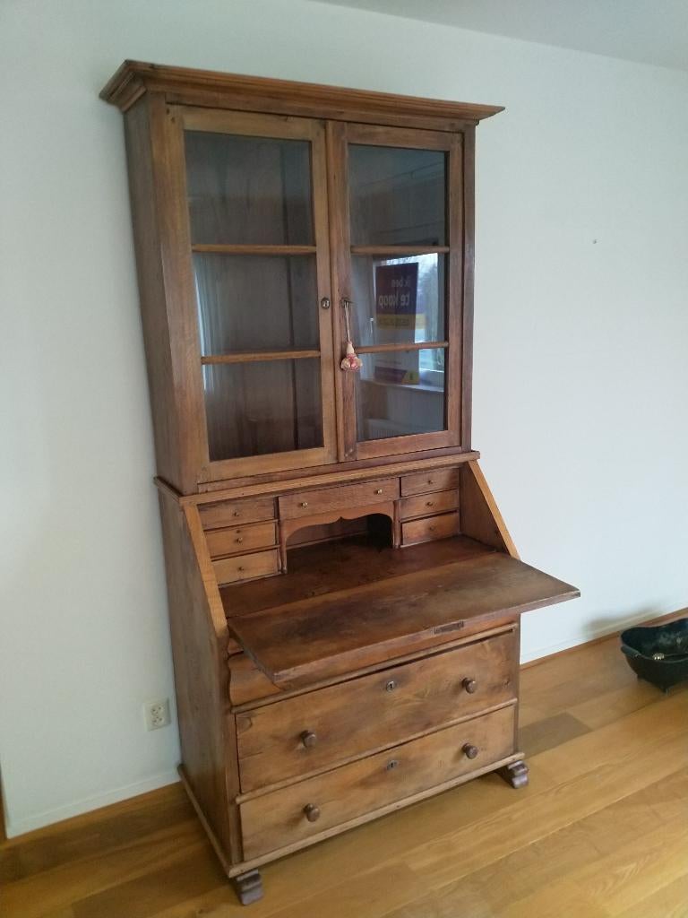 Biedermeier secretaire/kast (ca. 1880, antiek), Ophalen
