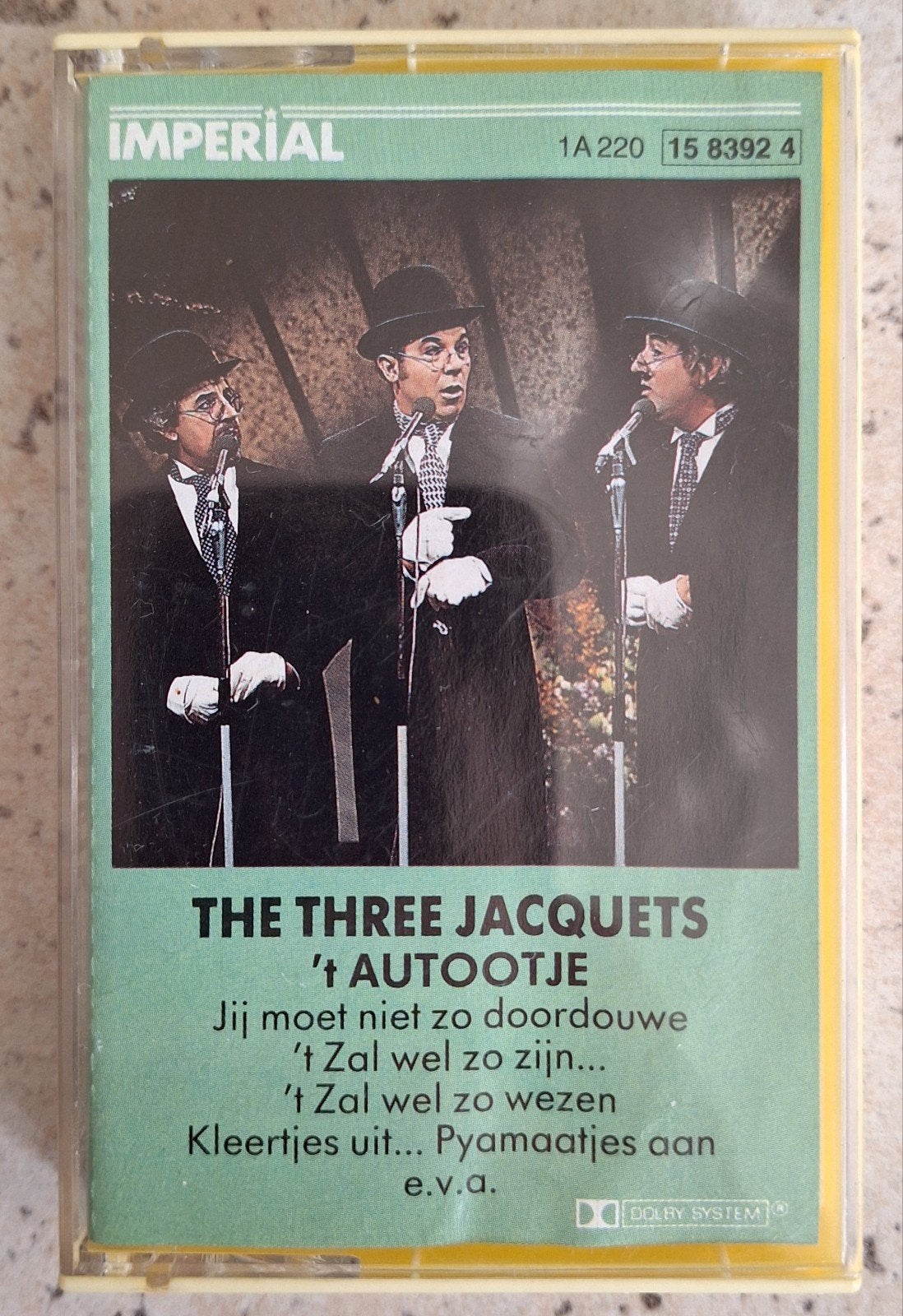 The Three Jacquets - 't Autootje Cassettebandje, Gebruikt, 1 bandje, Ophalen of Verzenden, Origineel