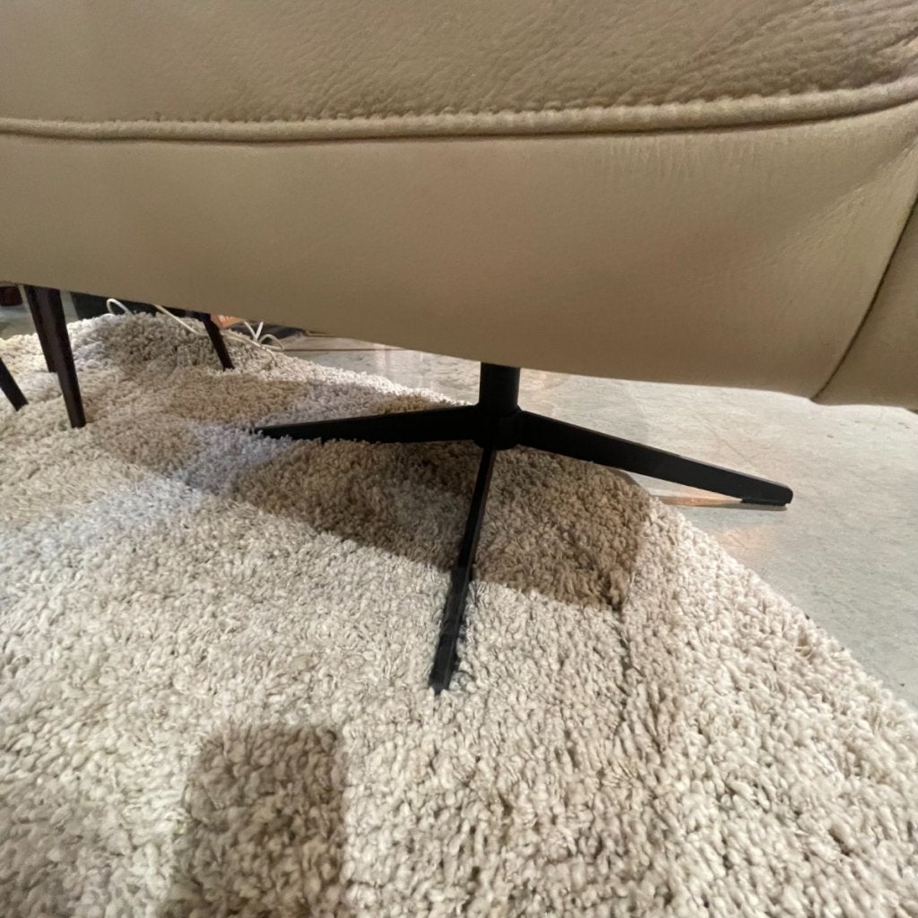 Draaifauteuil Duna Leder - Pronto Wonen, Niet ingevuld, Niet ingevuld, Niet ingevuld
