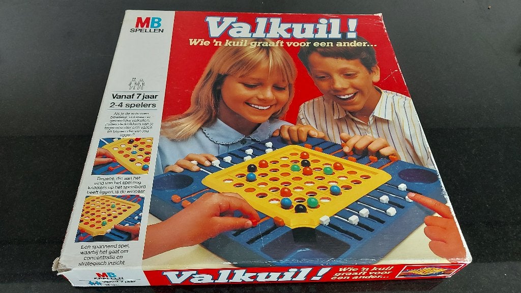 VINTAGE spel MB  Valkuil vanaf 7 jaar, Hobby en Vrije tijd, Gezelschapsspellen | Bordspellen, Ophalen of Verzenden, Gebruikt