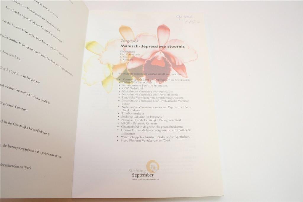 Manisch-Depressieve Stoornis — Hulp voor Patiënt & Omgeving, Ophalen of Verzenden, Zo goed als nieuw
