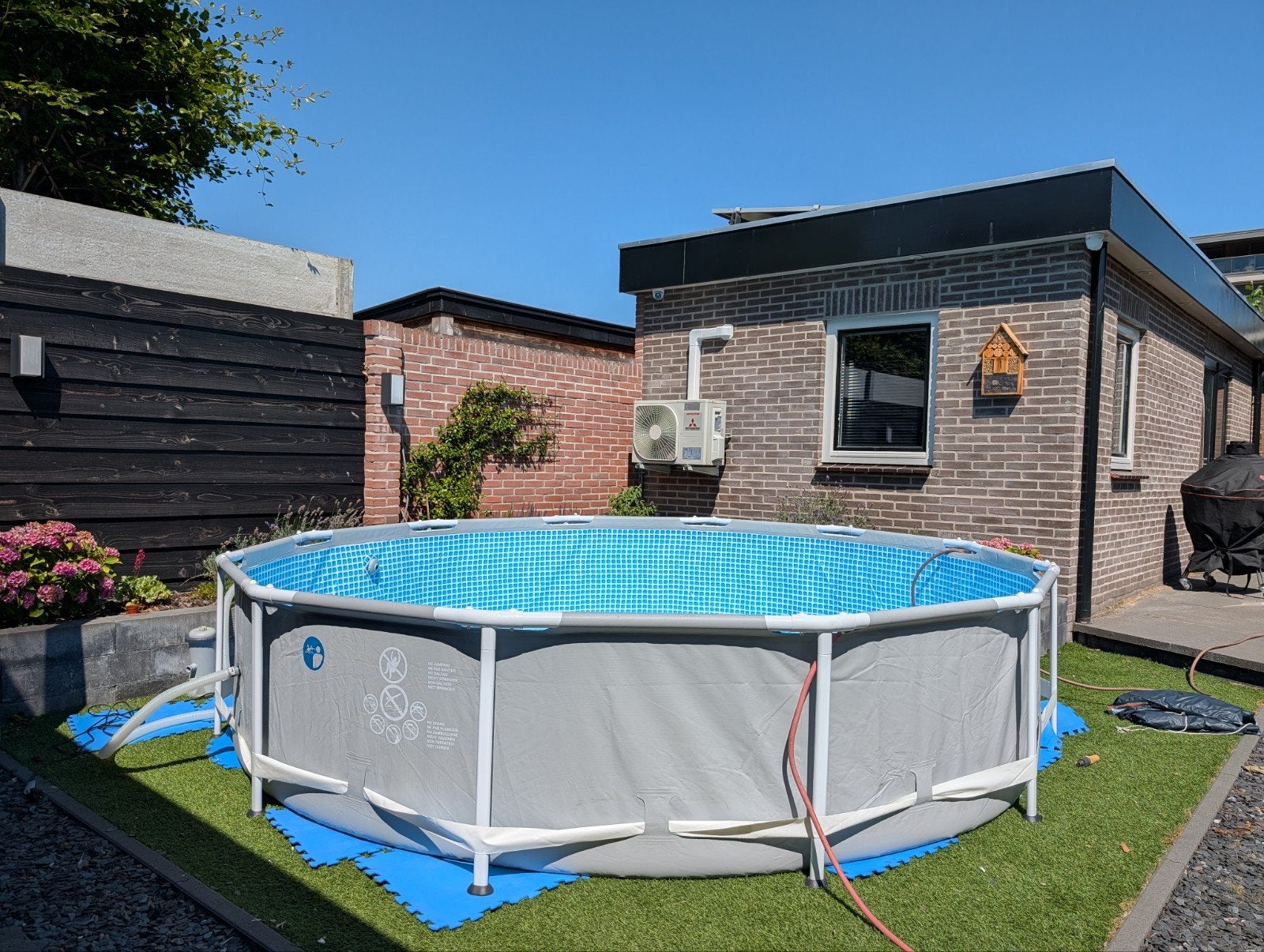 Intex Zwembad 3.66m & SX1500 zandfilter (evt warmtepomp), Tuin en Terras, Ophalen, 80 tot 120 cm, Rond, 300 cm of meer