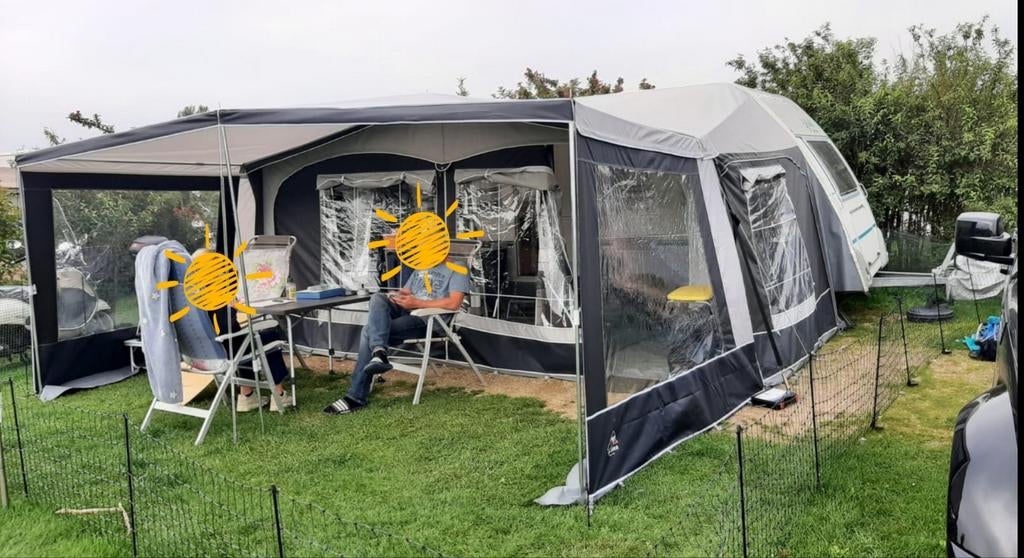 Dorema Garda Deluxe 240 maat 11, Ophalen, Gebruikt