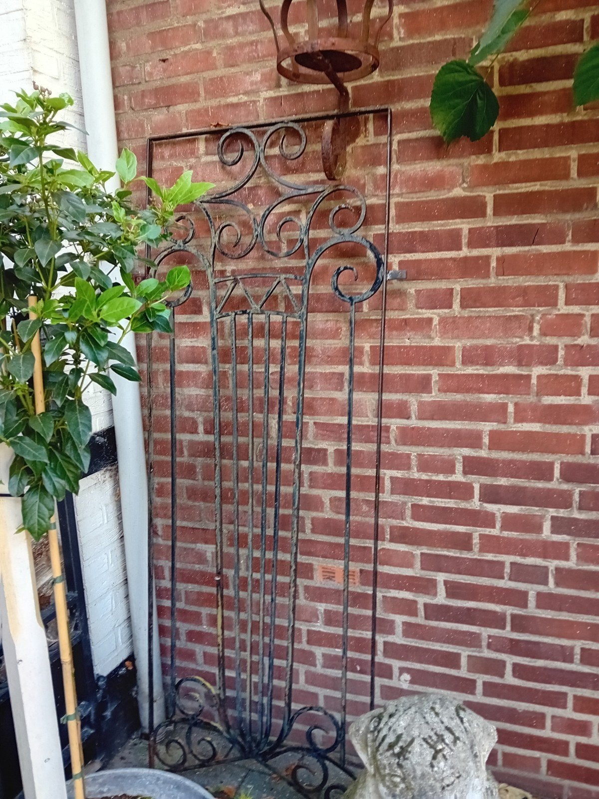 Hekwerk ijzer 63x173, Ophalen, Gebruikt, IJzer, Sierhekwerk