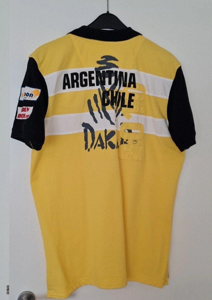 Vintage Dakar 2010 Anniversary Edition Polo Shirt XL, Ophalen of Verzenden, Nieuw, Maat 56/58 (XL), Geel