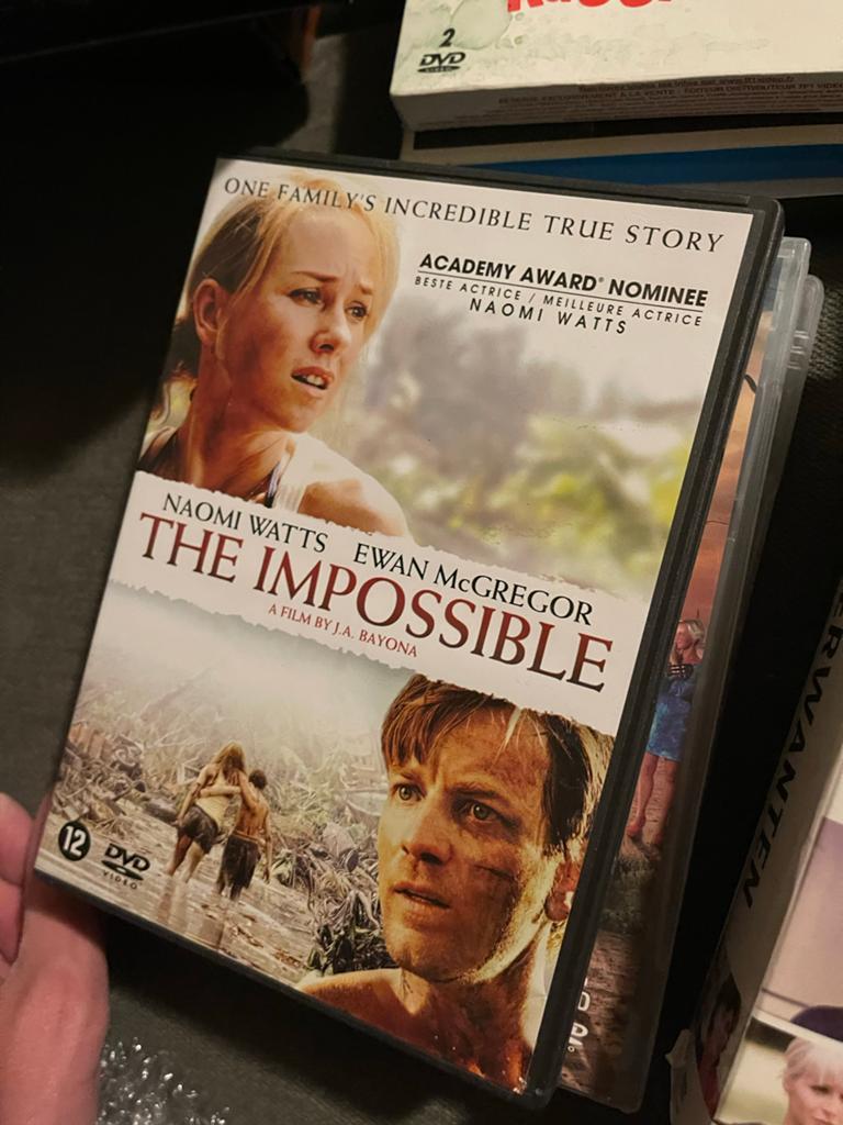 The Impossible DVD - Naomi Watts, Ewan McGregor, Cd's en Dvd's, Dvd's | Avontuur, Zo goed als nieuw, Ophalen of Verzenden