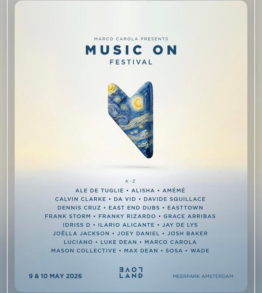 Music On weekend ticket, Tickets en Kaartjes, Eén persoon