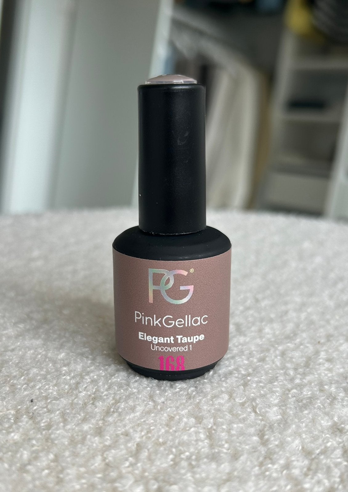 Pink Gellac Elegant Taupe 168, Ophalen of Verzenden, Zo goed als nieuw, Handen en Nagels, Grijs