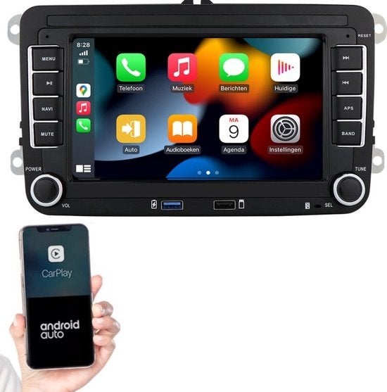 Vw Carplay Radio met Draadloze Verbinding en RGB, Ophalen, Zo goed als nieuw