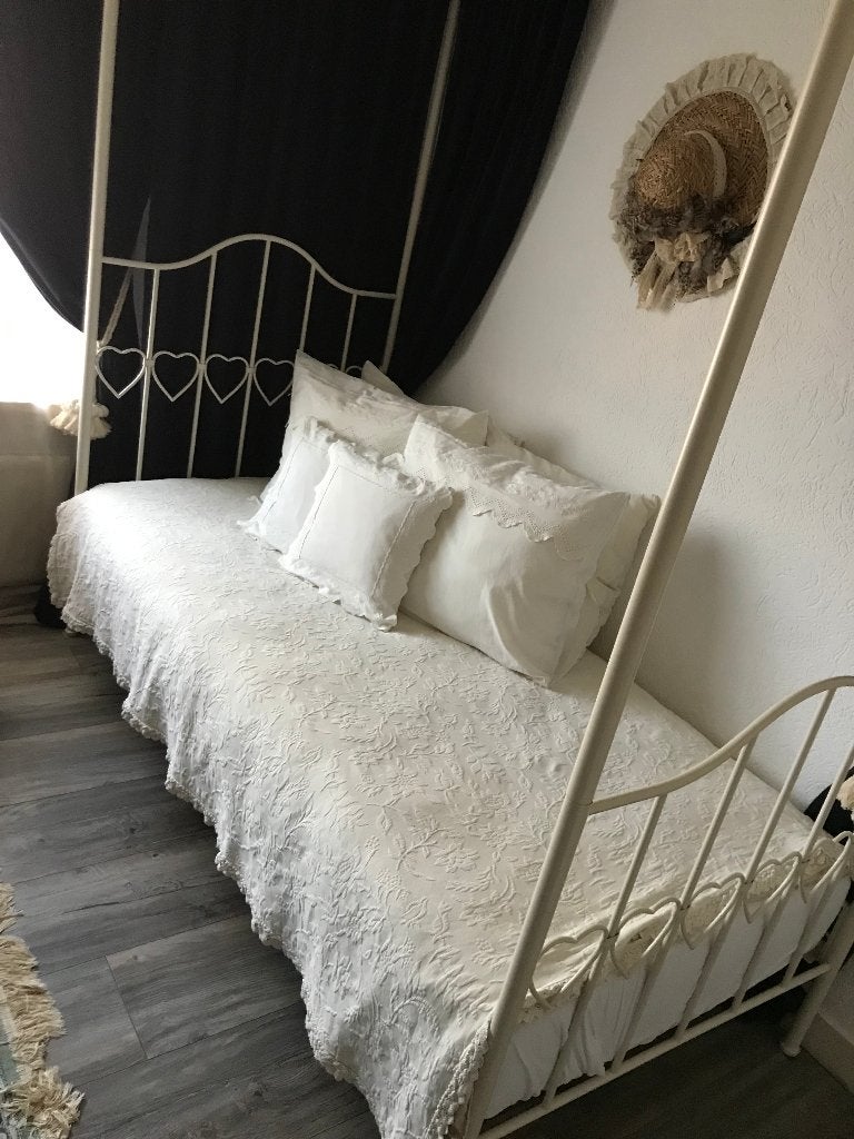 Z.g.a.n. Hemelbed Maison du Monde 90x190, Ophalen, 90 cm, Eenpersoons, 190 cm of minder