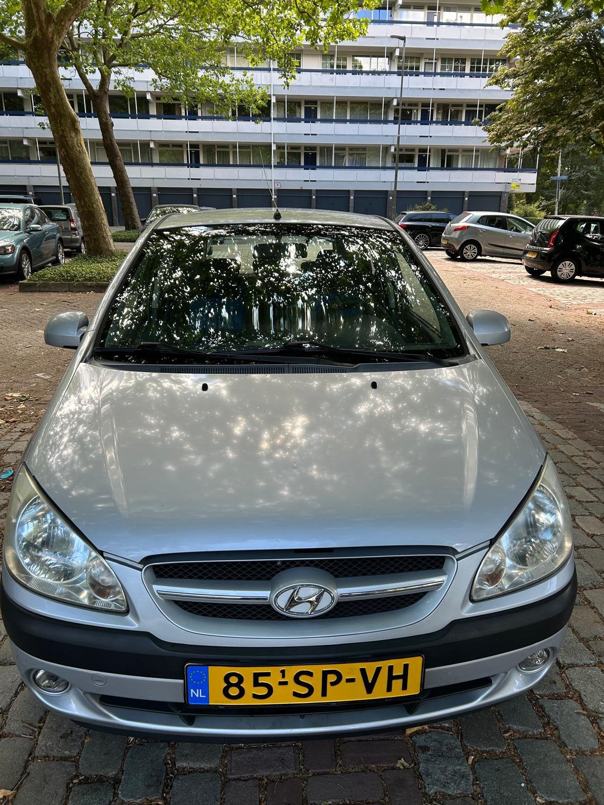 Hyundai Getz 1.4 5DRS 2006 Grijs, Voorwielaandrijving, 450 kg, 40 €/maand, 4 cilinders