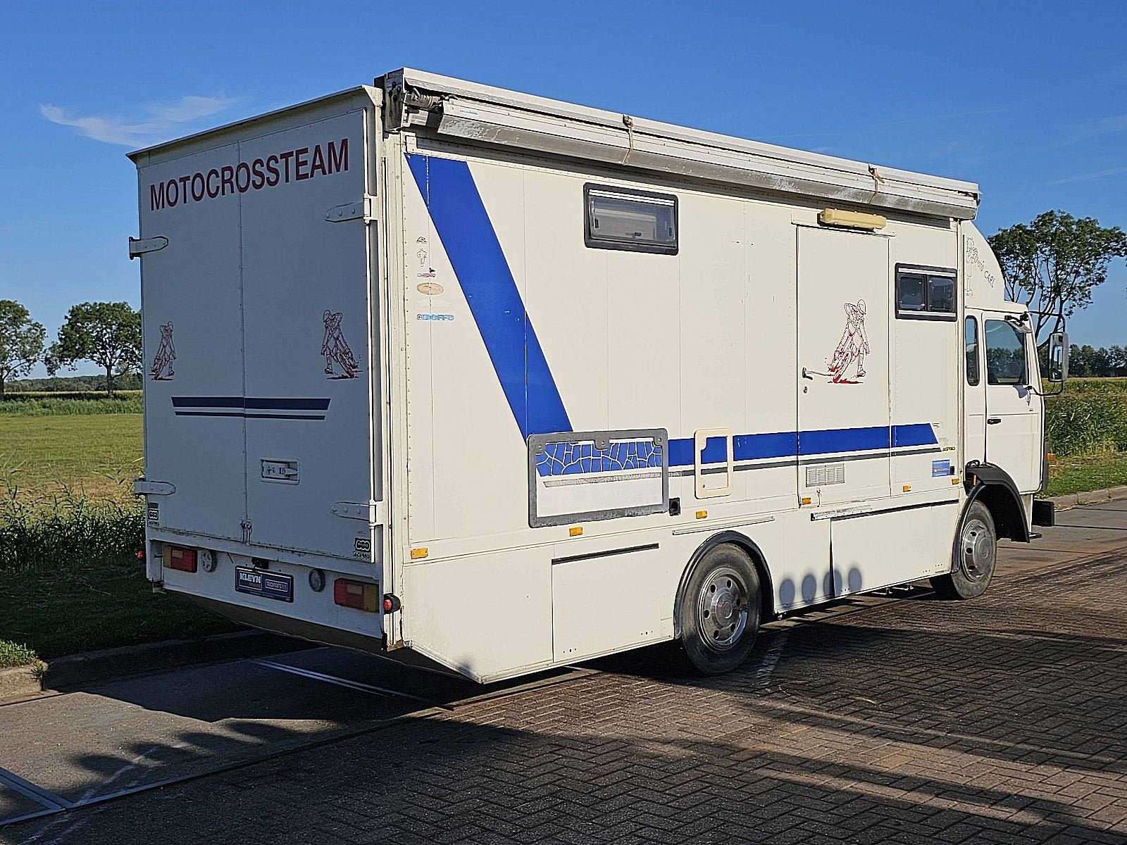 DAF 1100 TURBO camper race truck, Auto's, Vrachtwagens, Wit, Bedrijf, DAF, Te koop