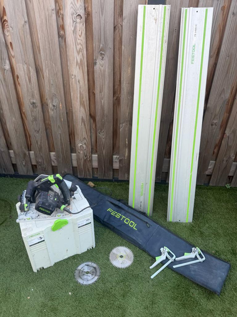 Festool TS 55 REBQ-Plus invalzaag set compleet, Invalzaag, Nieuw, Ophalen of Verzenden, 30 tot 70 mm