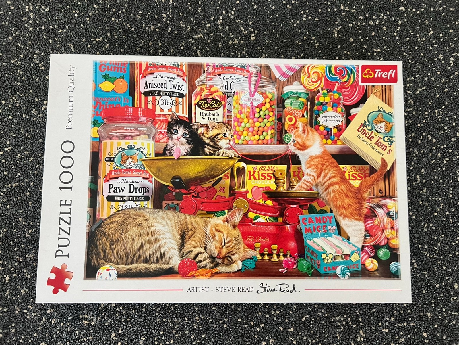 Trefl puZZEL 1000 stukjes Cats sweets, Ophalen of Verzenden, 500 t/m 1500 stukjes, Zo goed als nieuw