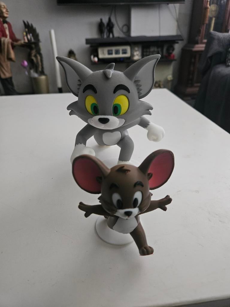 Tom en Jerry 3D geprinte actiefiguren, Ophalen of Verzenden