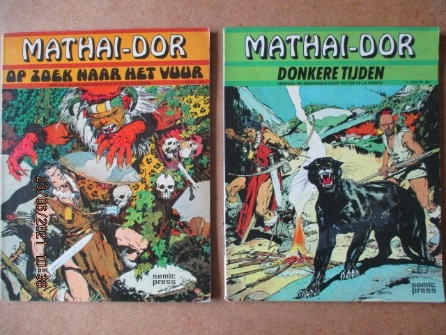 adv3604 mathai-dor, Eén stripboek, Ophalen, Gelezen