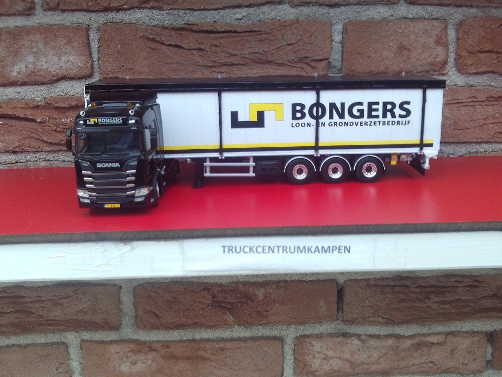 WSI  Scania  R  Normal  met  Cargofloor  van  Bongers., Ophalen of Verzenden, Nieuw, Bus of Vrachtwagen, Wsi