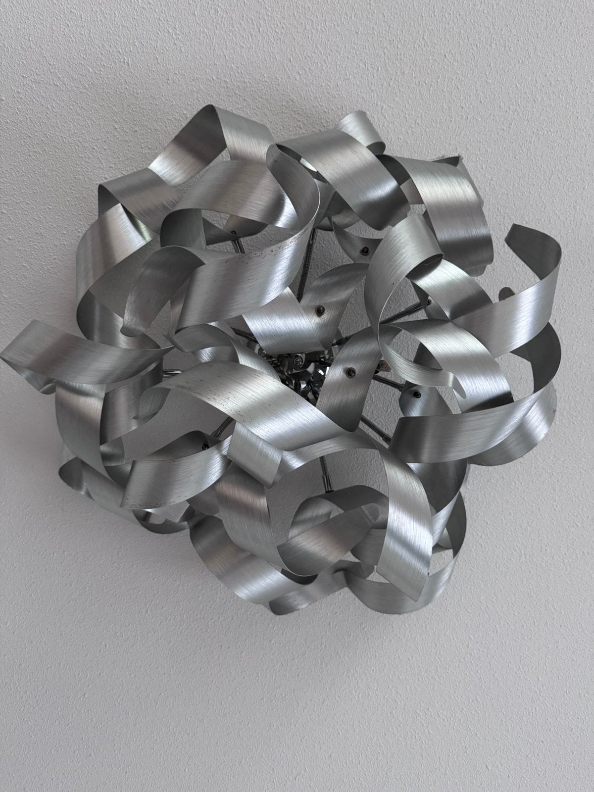 Design plafondlamp, Ophalen, Zilver, 75 cm, Design