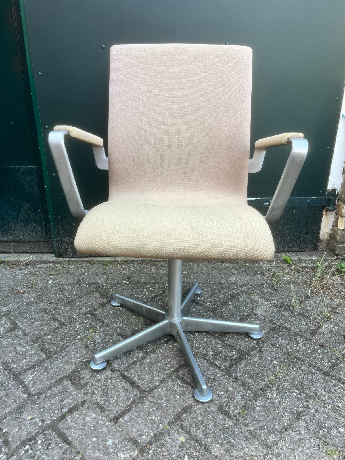 Fritz Hansen Oxford Chair – Arne Jacobsen – Herstoffering no, Ophalen, Gebruikt, Overige kleuren, Metaal