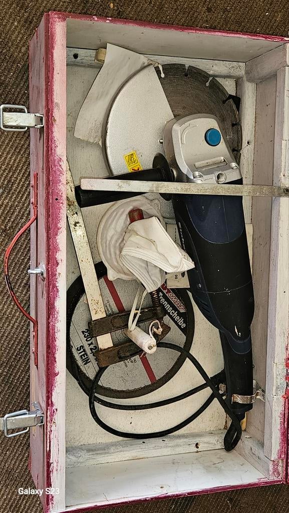 Slijptol als nieuw, Ophalen, Zo goed als nieuw, 1000 watt of meer, Haakse handslijpmachine