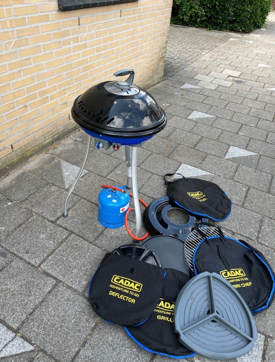Skottelbraai Cadac + veel accessoires, Ophalen, Gebruikt