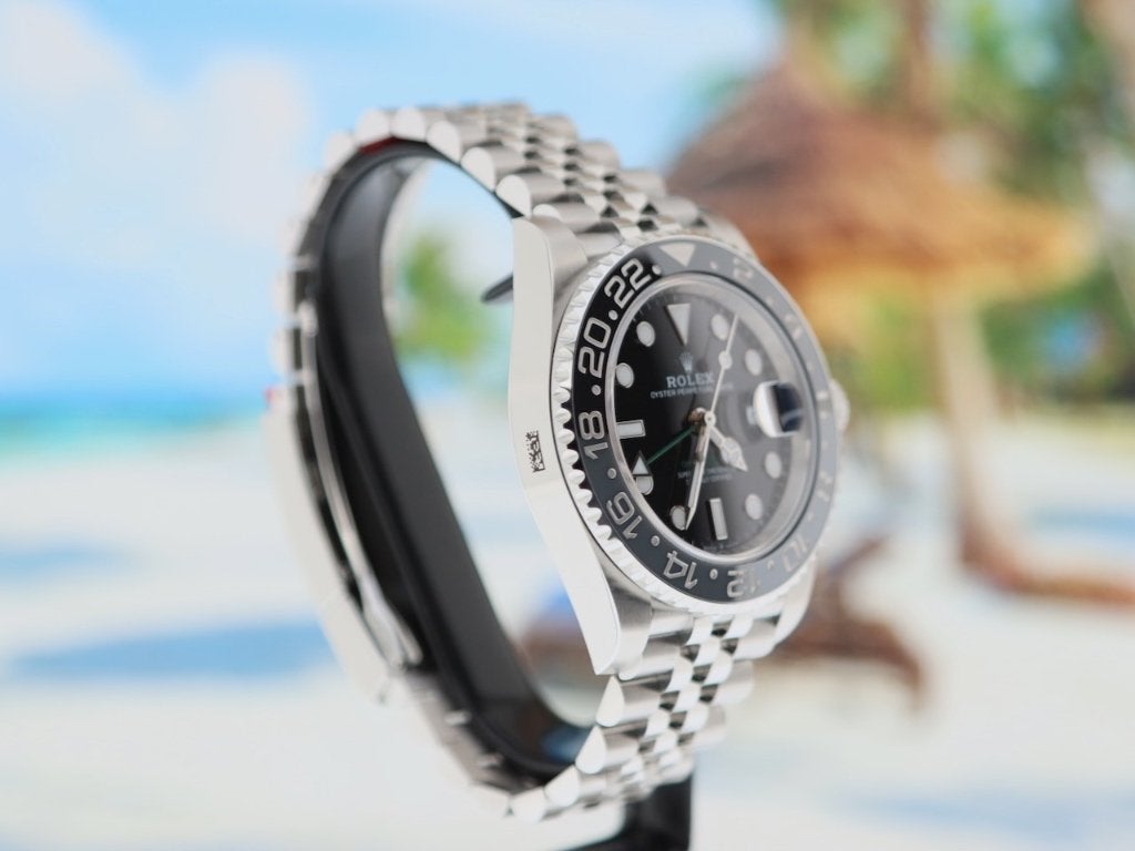 Rolex GMT-Master II Bruce Wayne vol in Fabriekstickers NL, Sieraden, Tassen en Uiterlijk, Staal, Polshorloge, Nieuw, Ophalen of Verzenden