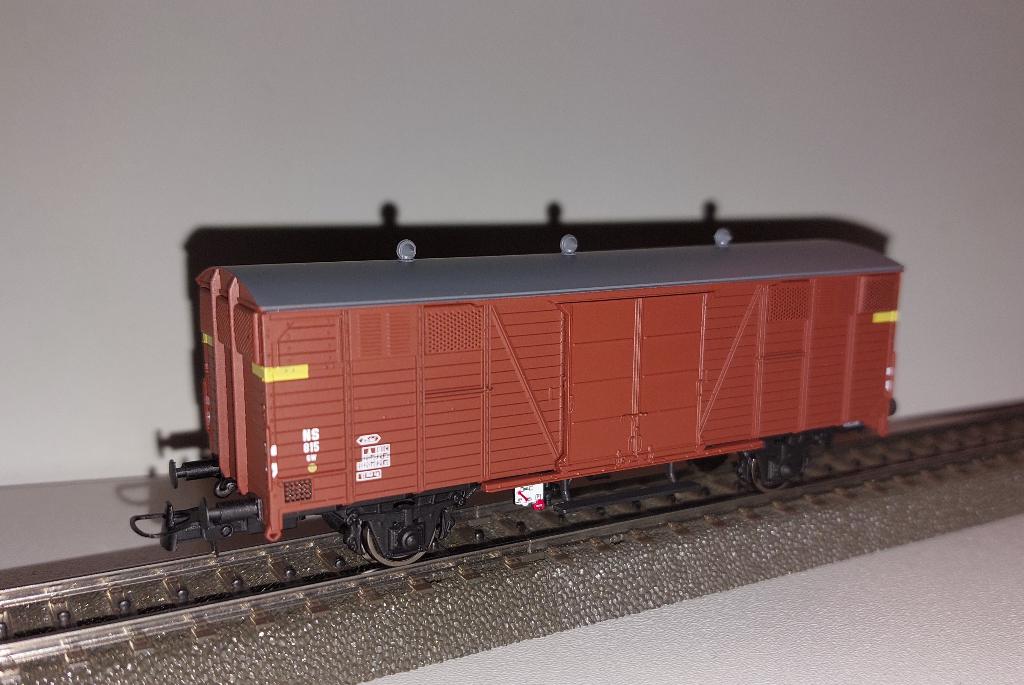 Artitec 20.162.05 - 4-deurs Snelgoedwagen van de NS in ovp, Hobby en Vrije tijd, Overige merken, Gelijkstroom, Ophalen of Verzenden