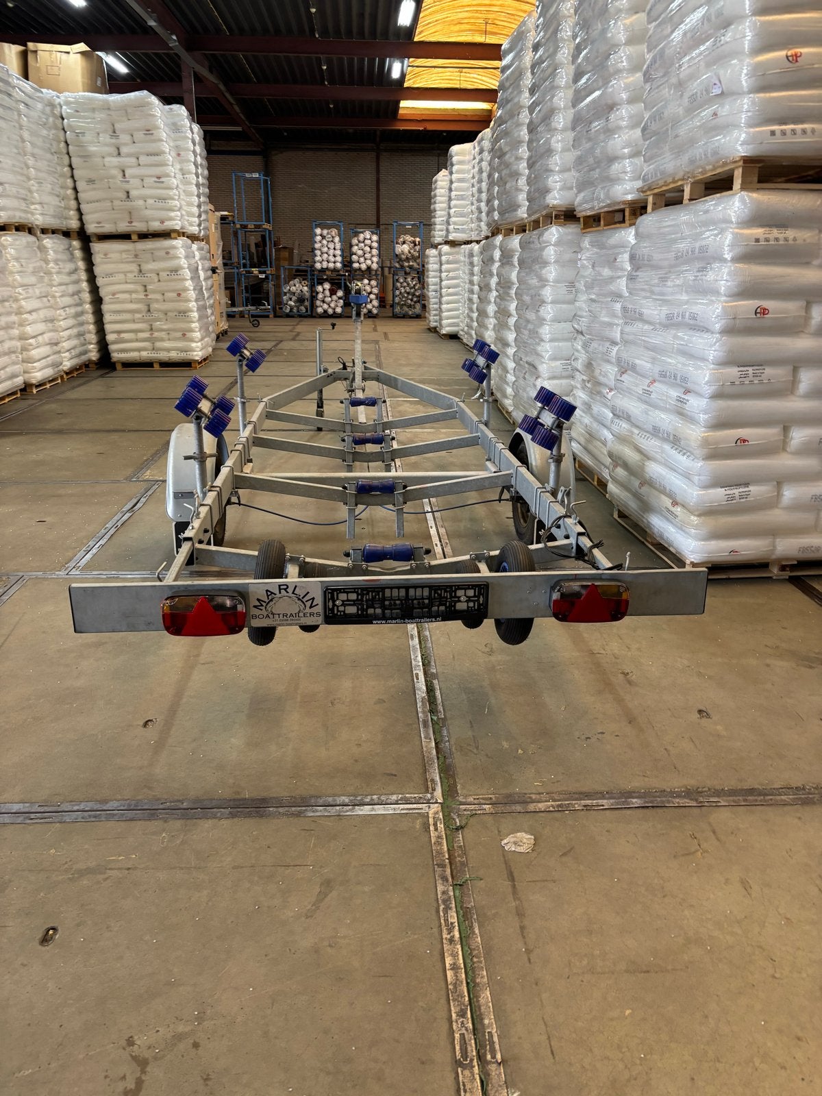 Marlin geremde stallingstrailer - Bouwjaar 2017, Gebruikt, 1500 tot 3000 kg, 6 tot 9 meter, Overige typen