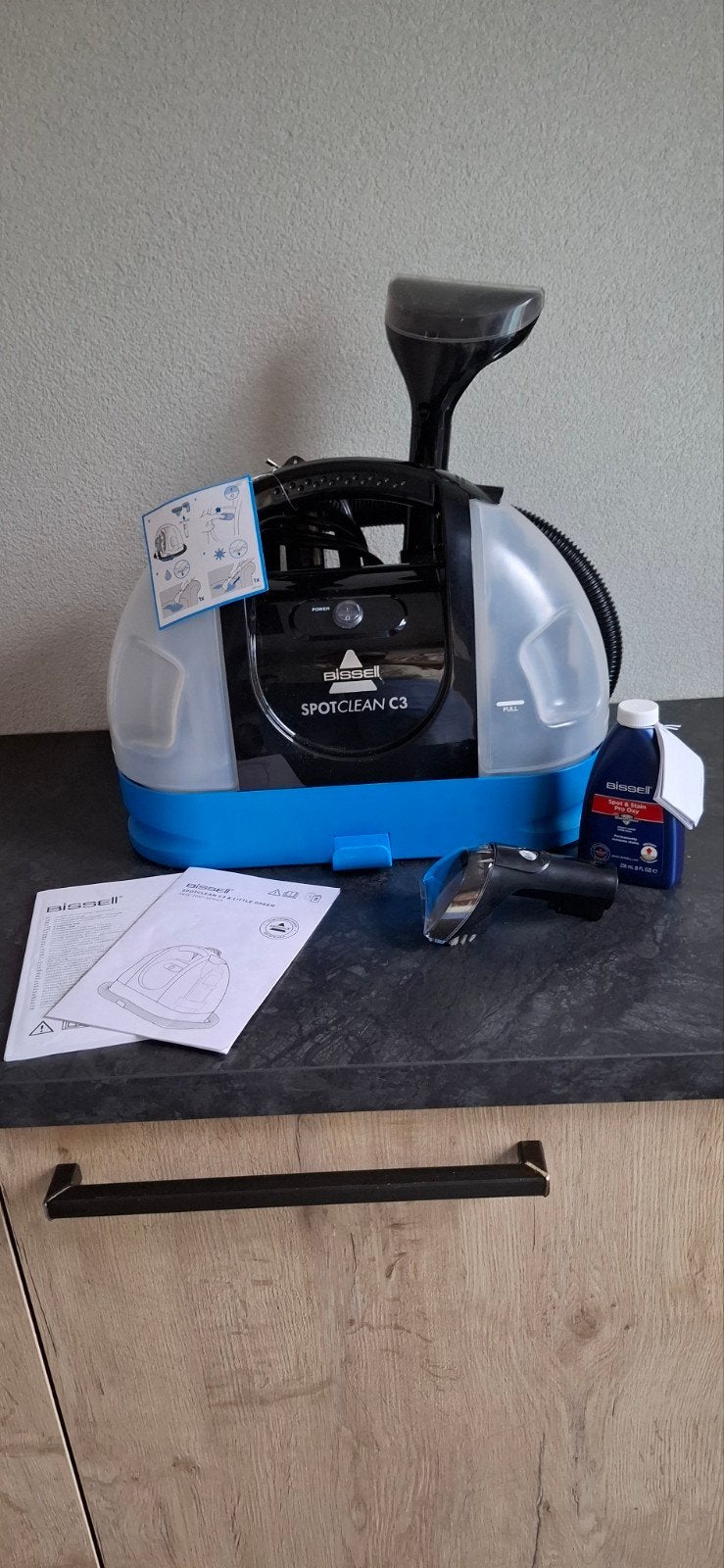 Bissell Spotclean C3, Witgoed en Apparatuur, Stoomapparaten, Ophalen of Verzenden, Zo goed als nieuw