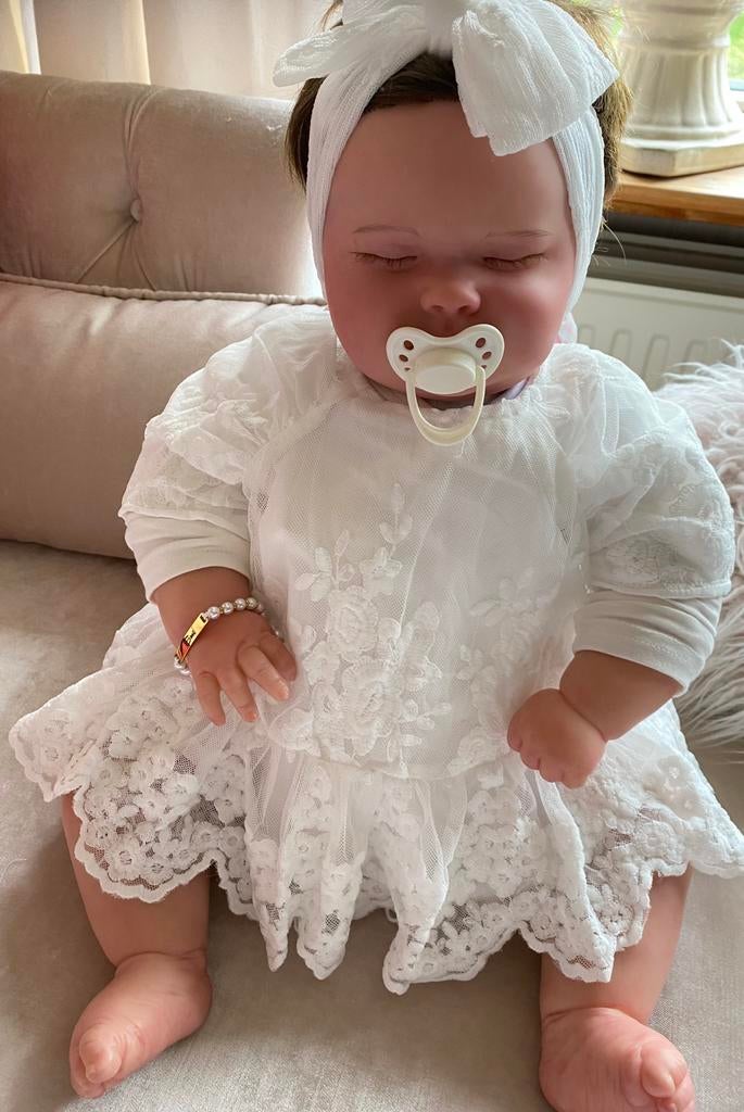 Handgemaakte babypop reborn 🎀  Emi nieuw, Verzenden, Nieuw, Pop