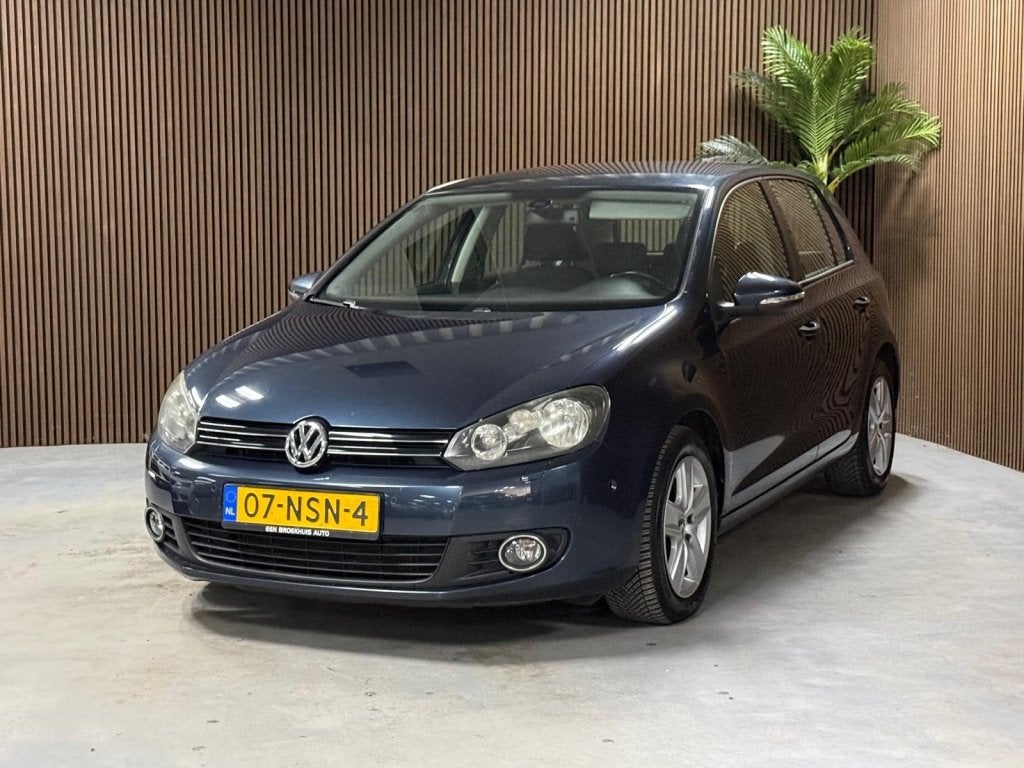 Volkswagen Golf 1.4 TSI Highline (bj 2009, automaat), Auto's, Euro 5, Gebruikt, 4 cilinders, Blauw