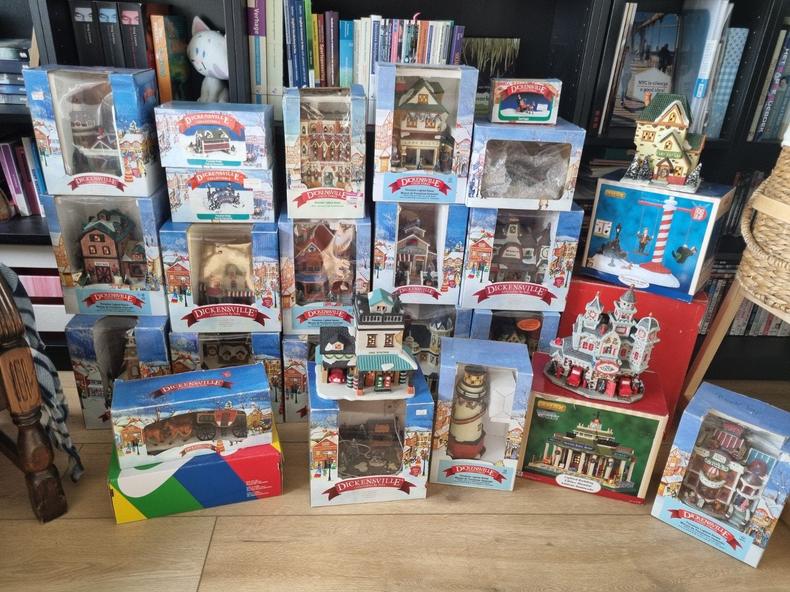 Verzameling kersthuisjes Dickensville, Diversen, Kerst, Ophalen, Gebruikt