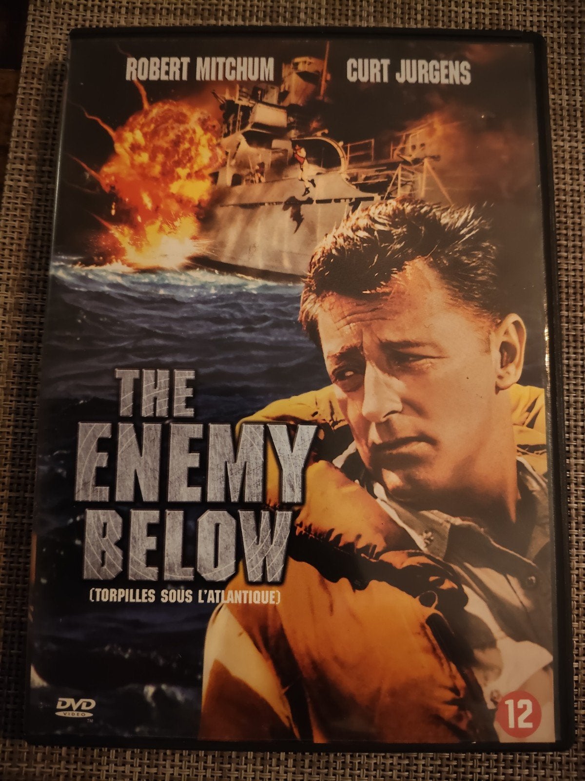 The Enemy Below Dvd NL ZGAN Oorlogsfilm met Robert Mitchum, 1960 tot 1980, Engels, Nederlands, Ophalen of Verzenden