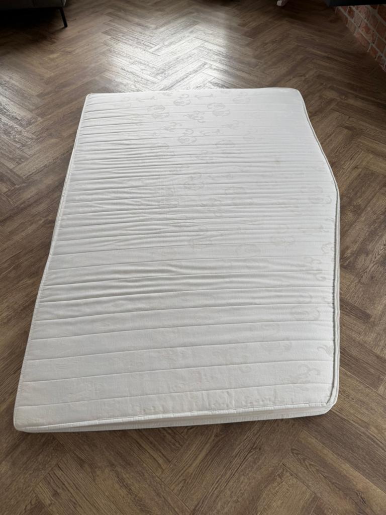 Topper / matrastopper caravan fransbed - 195 x 133/100 x 6cm, Caravans en Kamperen, Caravan accessoires, Ophalen of Verzenden