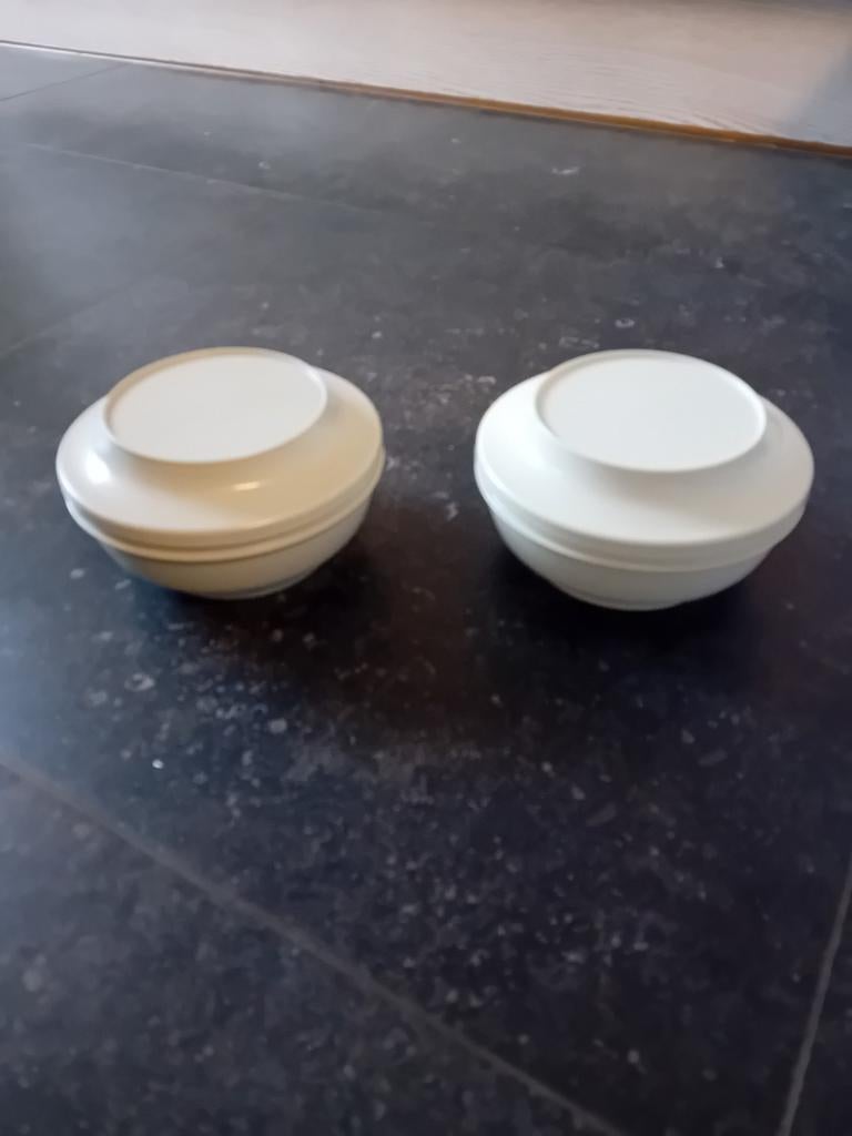 Tupperware Bakjes met Deksel - Set, Huis en Inrichting, Keuken | Tupperware, Gebruikt, Bak of Kom, Blauw, Wit, Rood, Ophalen of Verzenden