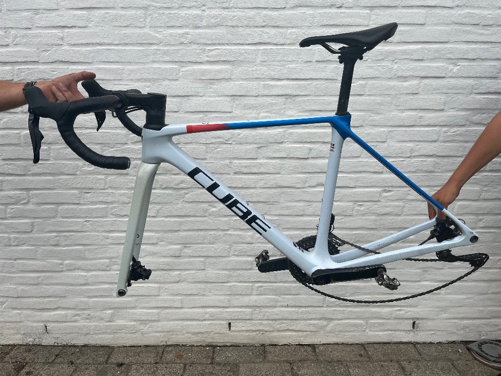 Cube Crossfiets zonder wielen, Fietsen en Brommers, Ophalen, 24 inch of meer, Gebruikt, Staal