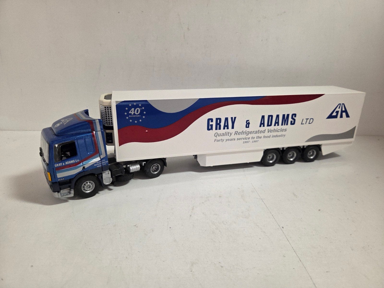 Tekno DAF 85 koeloplegger Gray&Adams 1:50, ., Zo goed als nieuw, ., Ophalen of Verzenden
